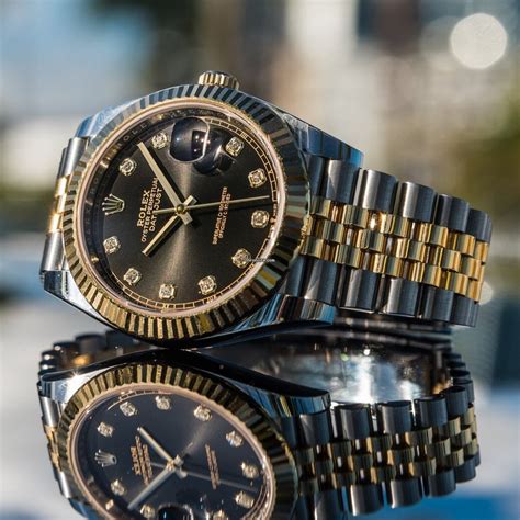 rolex black dial jubilee|2022 rolex datejust 41mm.